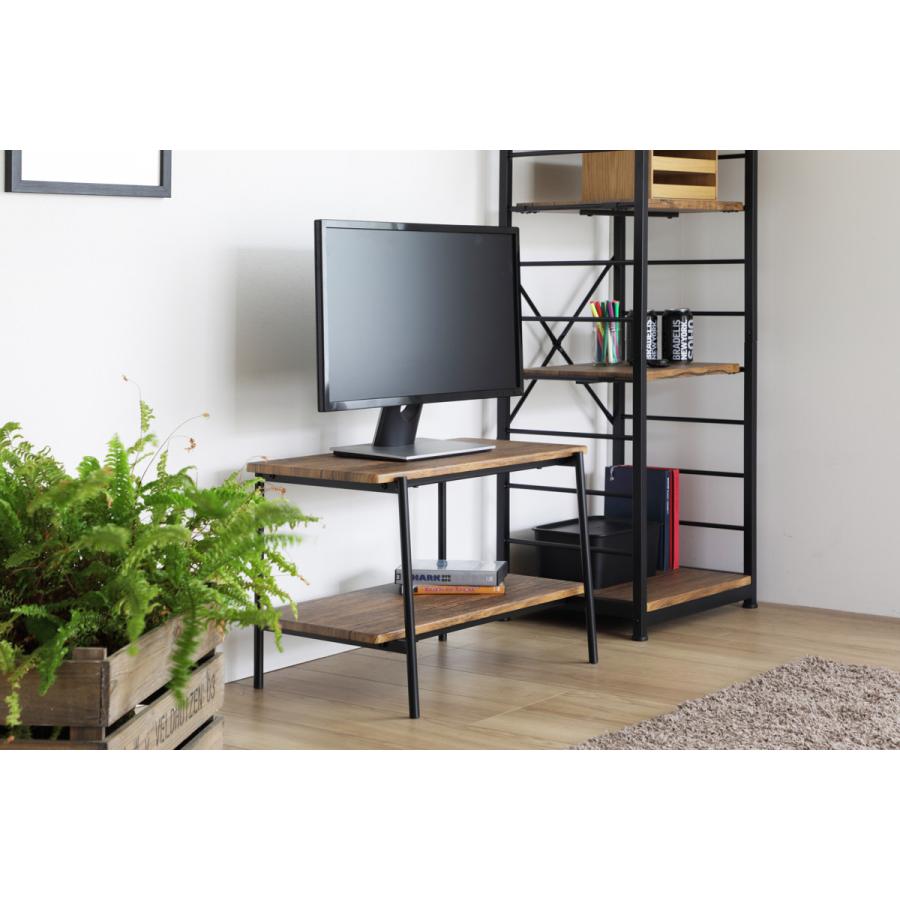 木製　テレビ台 クラシックデザイン　棚　家具　インテリア　リビング　収納 弘益 テレビ台 幅60cm 2段 ローボード ヴィンテージ調 シンプル