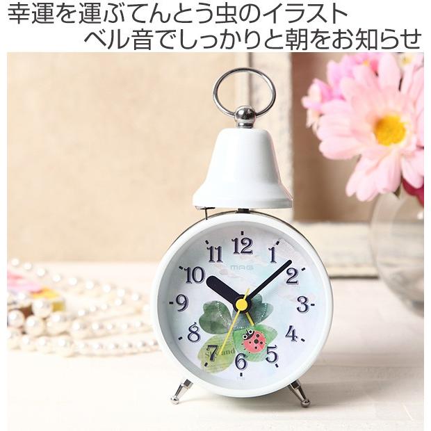 目覚まし時計 置き時計 アラームクロック パステール てんとう虫 時計 とけい アナログ インテリアパレットヤフー店 通販 Yahoo ショッピング