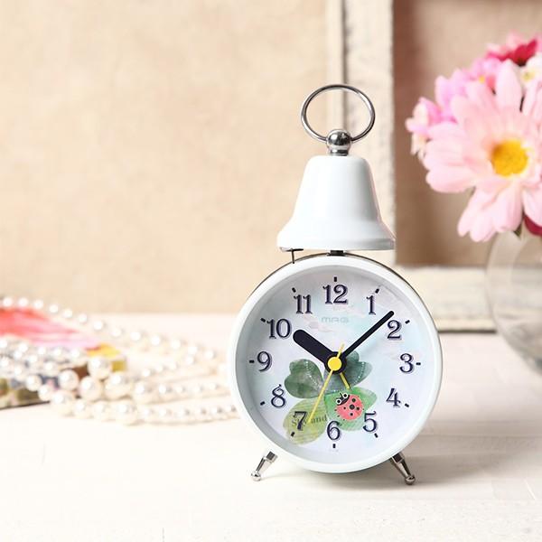 目覚まし時計 置き時計 アラームクロック パステール てんとう虫