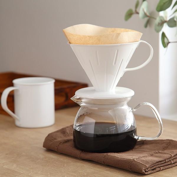 コーヒードリッパー L ブラン blanc ステンレス製 ホーロー 日本製
