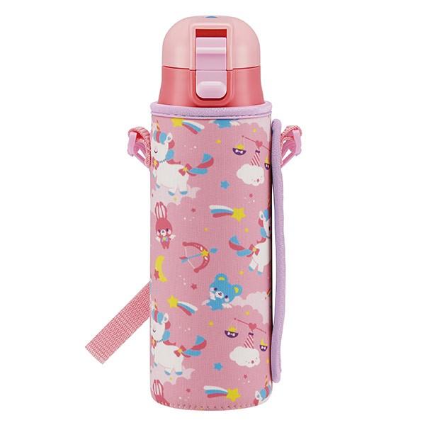 水筒 直飲み ステンレス ワンプッシュボトル カバー付き ユニコーン 470ml ステンレスボトル 幼稚園 保育園 子供用水筒 超軽量 3221 インテリアパレットヤフー店 通販 Yahoo ショッピング