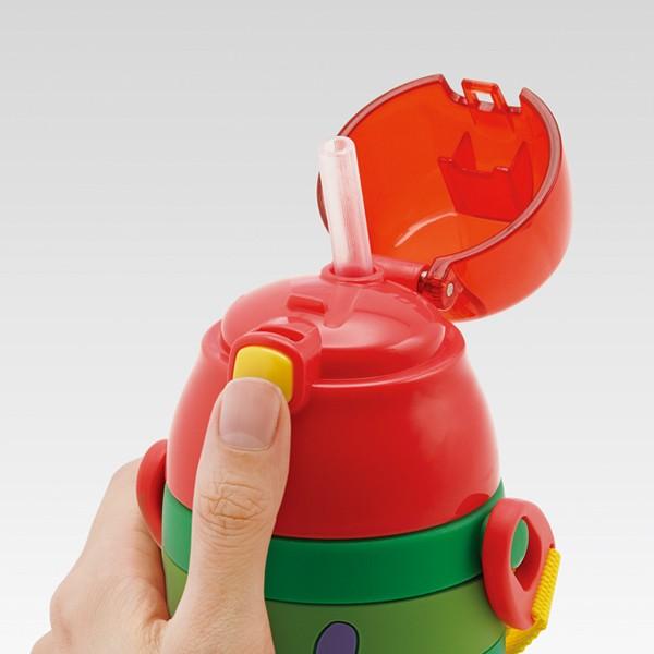 水筒 ステンレス ストロー 3dワンプッシュストローボトル はらぺこあおむし 380ml 子供 保冷 幼稚園 保育園 あおむし 3d キッズ インテリアパレットヤフー店 通販 Yahoo ショッピング