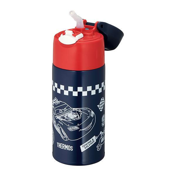 サーモスカーズ 400ml 水筒 スペアストロー付 THERMOS（サーモス） 水筒 キッズ 400ml ステンレス カーズ 真空断熱
