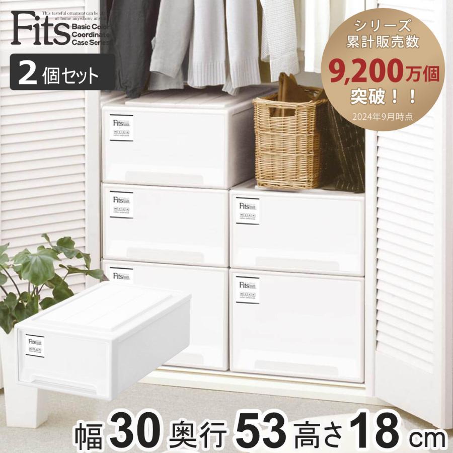 Fits 収納ケース フィッツケース クローゼット S-30 2個セット