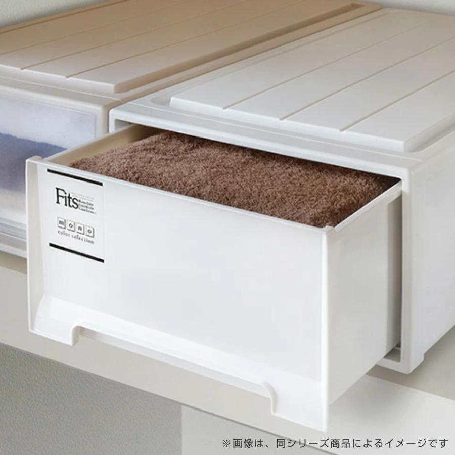 Fits 収納ケース フィッツケース ワイド 同色2個セット ホワイト Fits 収納ケース フィッツケース ワイド 同色2個セット ホワイト