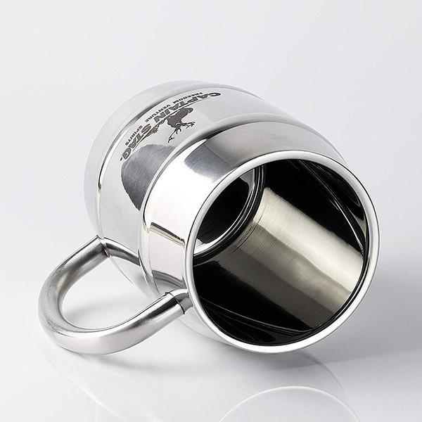 CAPTAIN STAG（キャプテンスタッグ） マグカップ 樽型 ステンレス製