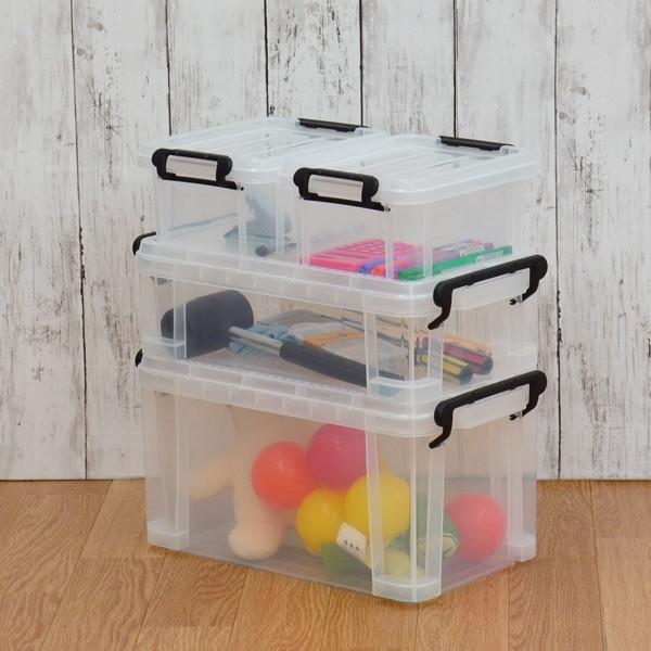 収納ボックス 幅 奥行35 高さ11cm ロックス 300s フタ付き プラスチック 4個セット 収納ケース 頑丈 収納 ボックス ケース クリア set2 インテリアパレットヤフー店 通販 Yahoo ショッピング