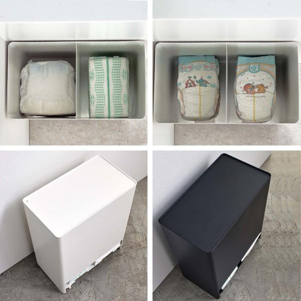 山崎実業 tower シニア＆ベビー オムツストッカー タワー