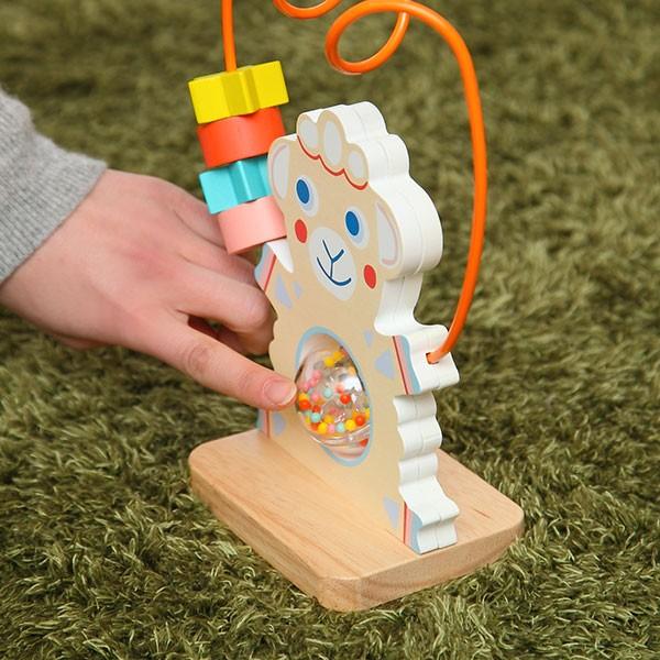 在庫限り 入荷なし ルーピング アクティビティ ビーズ おもちゃ 知育玩具 木製 ジェコ Djeco 赤ちゃん 棒通し ローラー コースター インテリアパレットヤフー店 通販 Yahoo ショッピング