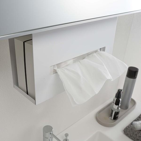 洗面収納 洗面戸棚下ペーパーボックスホルダー タワー Tower 吊り下げ ティッシュケース 洗面所 ティッシュケースホルダー インテリアパレットヤフー店 通販 Yahoo ショッピング