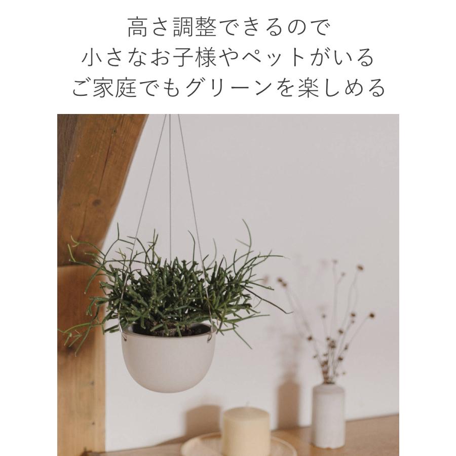 キントー 植木鉢 プラントポット 14cm （ KINTO ハンギングプランター 吊り鉢 プラントハンガー 植木鉢 壁掛け ）｜interior-palette｜10