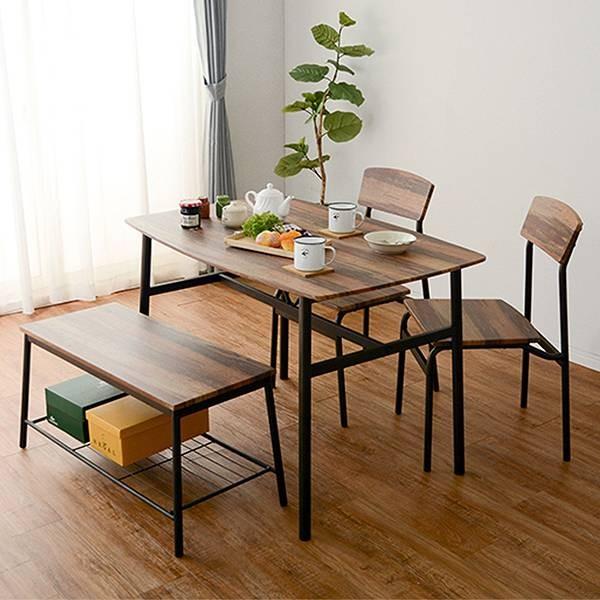 ダイニングセット 4点セット テーブル 幅105cm チェア 2脚 ダイニングセット 4点セット テーブル 幅105cm チェア 2脚