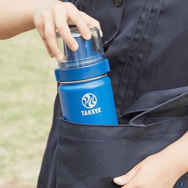 水筒 キッズ 400ml ステンレス 2way 直飲み コップ タケヤフラスク GO
