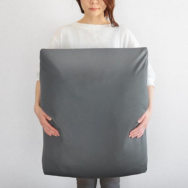 足クッション フットピロー 洗える カバー付 脚枕 足枕 日本製 50×60cm （ 足まくら 足置き クッション 足用クッション むくみ 枕 まくら 日本製 ） | ブランド登録なし | 03