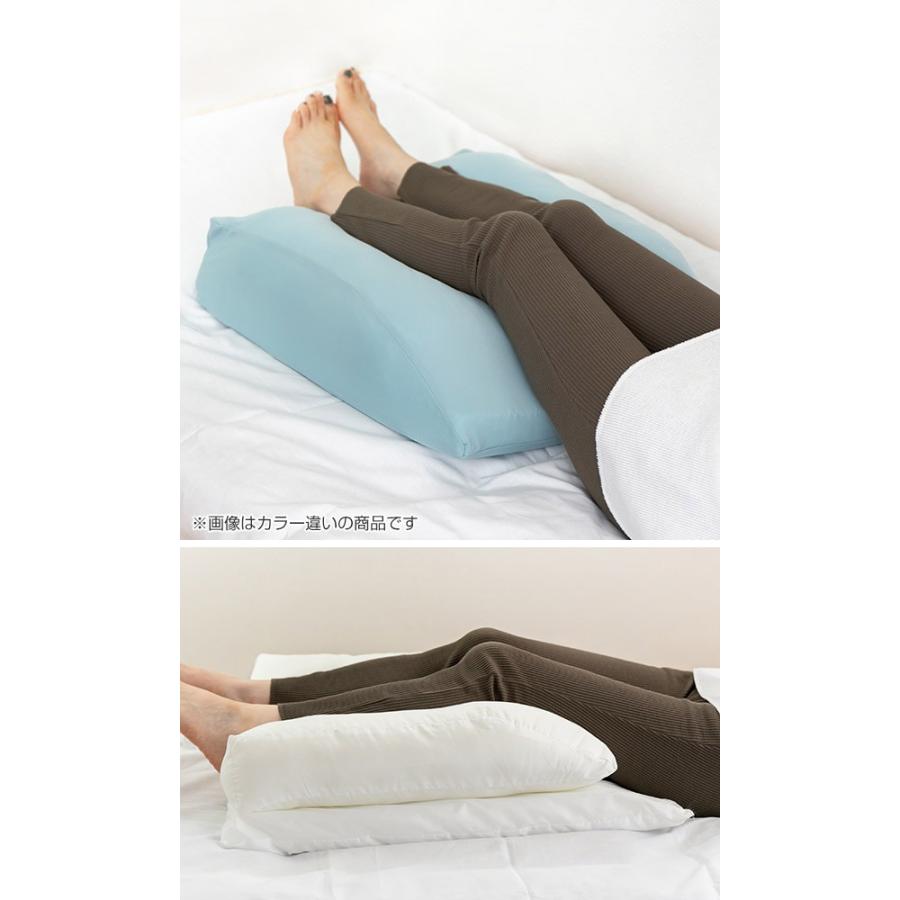 足クッション フットピロー 洗える カバー付 脚枕 足枕 日本製 50×60cm （ 足まくら 足置き クッション 足用クッション むくみ 枕 まくら 日本製 ） | ブランド登録なし | 06
