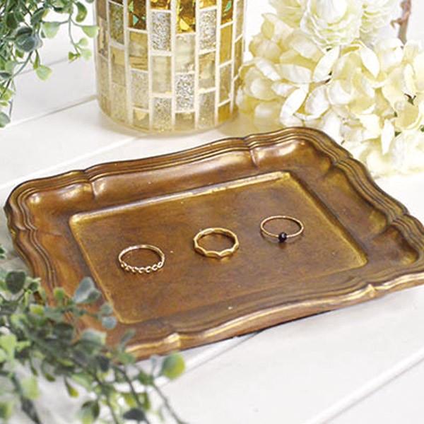 トレー 小物 サンク レジントレイ ウェーブ （ アクセサリー トレイ 