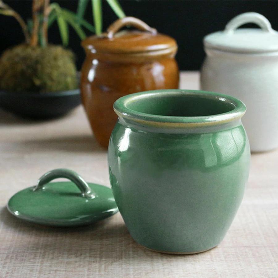 保存瓶 310ml Lサイズ 常備菜入れ Jyobi 漬物容器 ホワイト