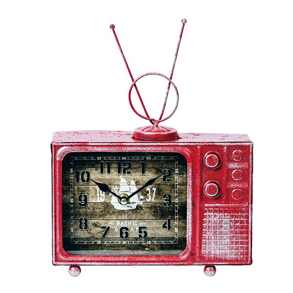 置き時計 ヴィンテージモチーフクロック television テレビジョン