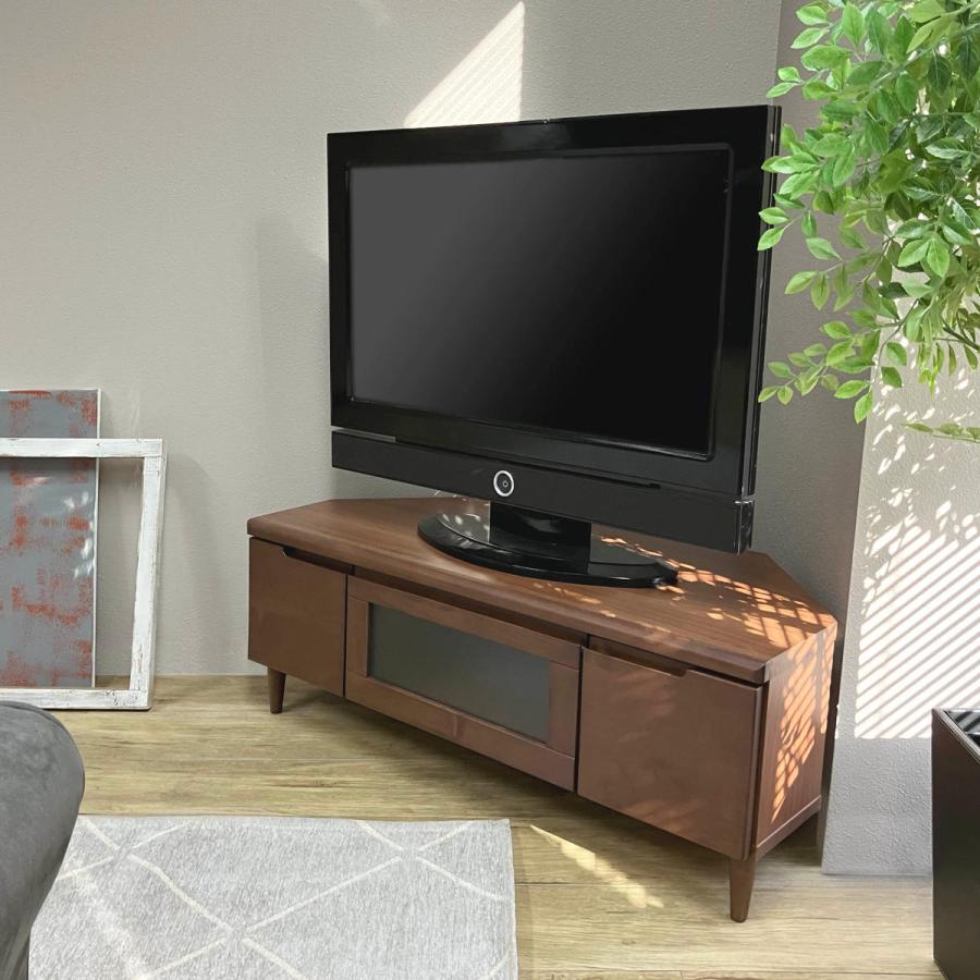 テレビ台 幅100.5cm コーナーボード ロータイプ フィン （ 開梱設置