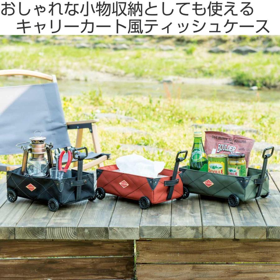 ティッシュケース 2WAY 収納 カート アウトドア キャンプ 吊り下げ （ ティッシュ ケース カバー ボックスティッシュ ）｜interior-palette｜05