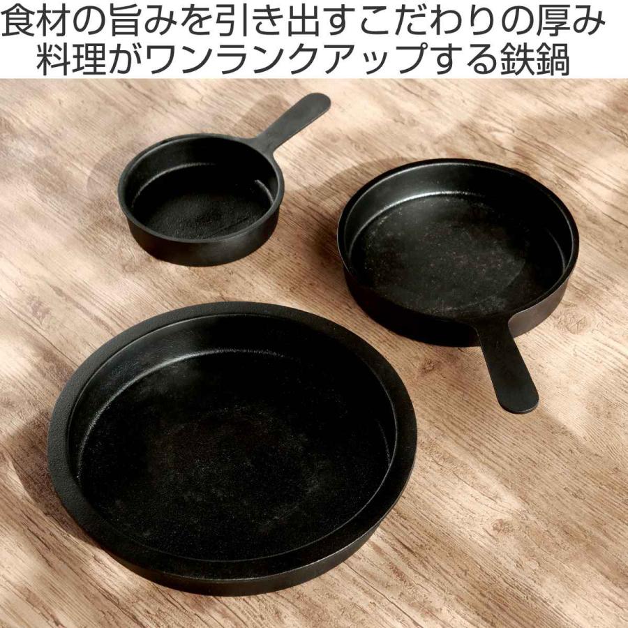 片手鍋 20cm IH対応 tetu 鉄製 南部鉄器 日本製 （ ガス火対応 スキレット 大阪鉄器 鉄鍋 ）｜interior-palette｜02