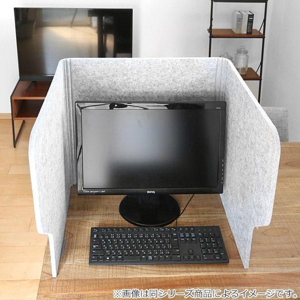 飛沫ガードスタンド 80cm 3個セット 机 パーテーション 自立 （ デスクパーテーション 衝立 フェルト 机上 目隠し 吸音 【ウレタンフォーム】 コロナ ）