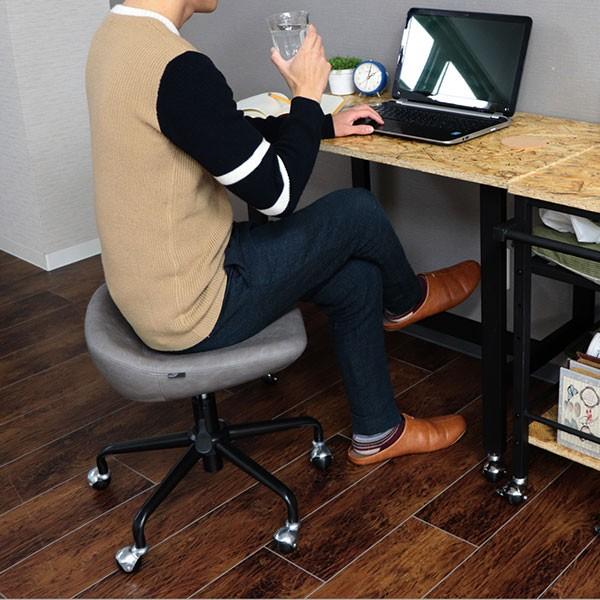 チェア キャスター 座面高41〜48.5cm 高さ調整 オフィスチェア デスク