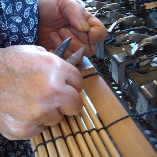 外吊りすだれ オーダーメイド いぶしよしすだれ 幅81〜100×高さ151〜179 （ すだれ 簾 サンシェード ） 100×高さ151 日除け 屋外