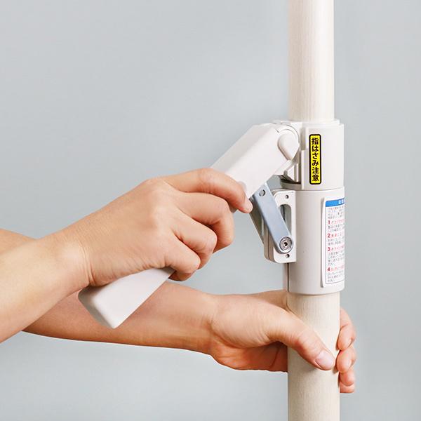 【新登場】 手すり つかまりポール コの字型手すり セット 介護用品 突っ張り 工事不要 （ 手摺り コの字 ポール 介護 突っ張り棒 後付け 介護用 つかまり棒 ） 【2512770423】(12900円)