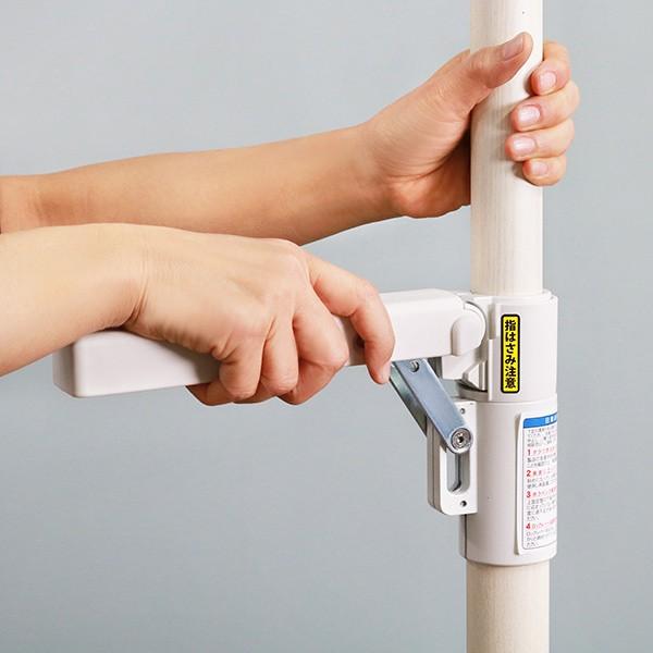 【新登場】 手すり つかまりポール コの字型手すり セット 介護用品 突っ張り 工事不要 （ 手摺り コの字 ポール 介護 突っ張り棒 後付け 介護用 つかまり棒 ） 【2512770423】(12900円)