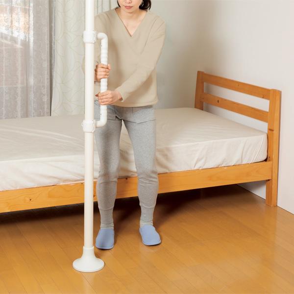 【新登場】 手すり つかまりポール コの字型手すり セット 介護用品 突っ張り 工事不要 （ 手摺り コの字 ポール 介護 突っ張り棒 後付け 介護用 つかまり棒 ） 【2512770423】(12900円)