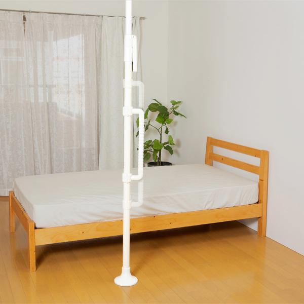 【新登場】 手すり つかまりポール コの字型手すり セット 介護用品 突っ張り 工事不要 （ 手摺り コの字 ポール 介護 突っ張り棒 後付け 介護用 つかまり棒 ） 【2512770423】(12900円)