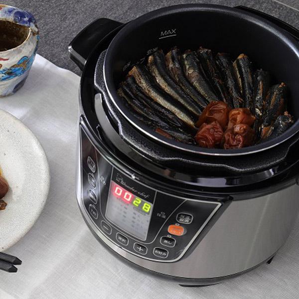 電気圧力鍋 3l 7点セット ワンダーシェフ Wonderchef マイコン電気圧力鍋 楽ポン 圧力鍋 調理家電 炊飯器 レシピ レシピ本 おすすめ インテリアパレットヤフー店 通販 Yahoo ショッピング