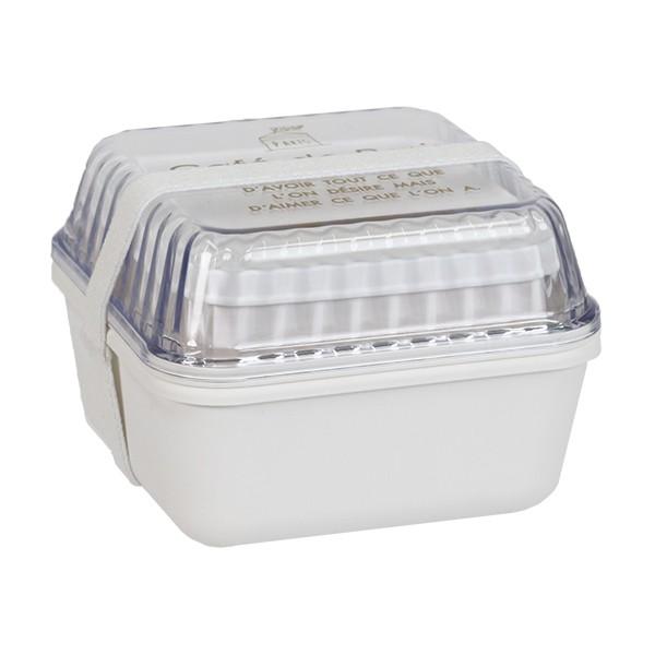 お弁当箱 2段 抗菌 Cafe De Paris スクエア 510ml 弁当箱 ランチボックス 3319 インテリアパレットヤフー店 通販 Yahoo ショッピング