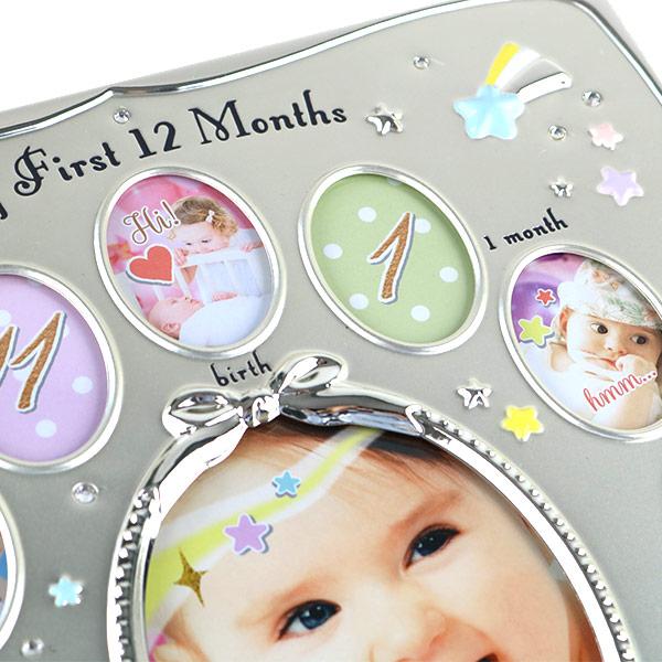 フォトフレーム 12か月 壁掛け 卓上 13枚 Luna 写真立て赤ちゃん 写真 額 多面 壁掛 丸 月齢フォト フォト フレーム インテリアパレットヤフー店 通販 Yahoo ショッピング