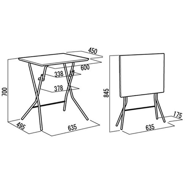 折りたたみテーブル 幅63.5cm デスク テーブル 机 つくえ 折り畳み 収納 メラミン樹脂 （ 折りたたみ 折り畳みテーブル フォールディングテーブル 折り畳み机 ）｜interior-palette｜03