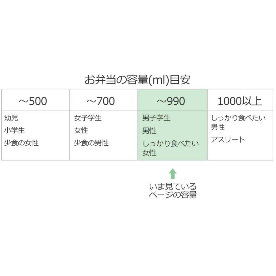 お弁当箱 １段 2点ロック 軽量 ラク軽弁当箱 L 720ml ランチボックス （ 弁当箱 レンジ対応 食洗機対応 冷凍 保存容器 大容量 ）｜interior-palette｜16