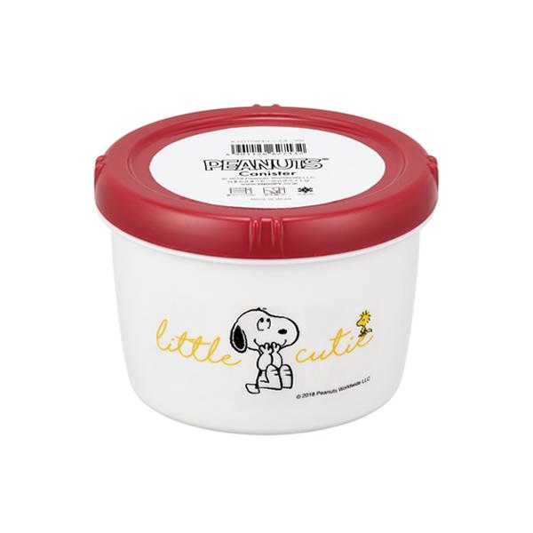 SNOOPY（スヌーピー） 保存容器 500ml 丸型 キャニスター （ フード