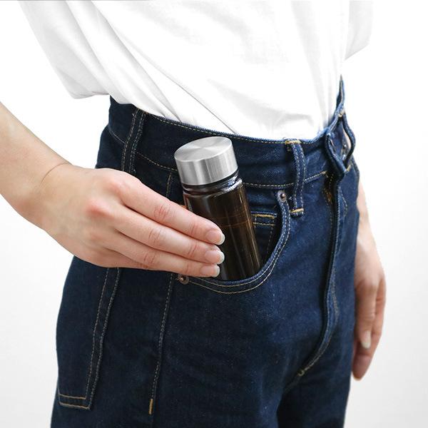 水筒 ミニ プラスチック クリアボトル ポケットイン 160ml