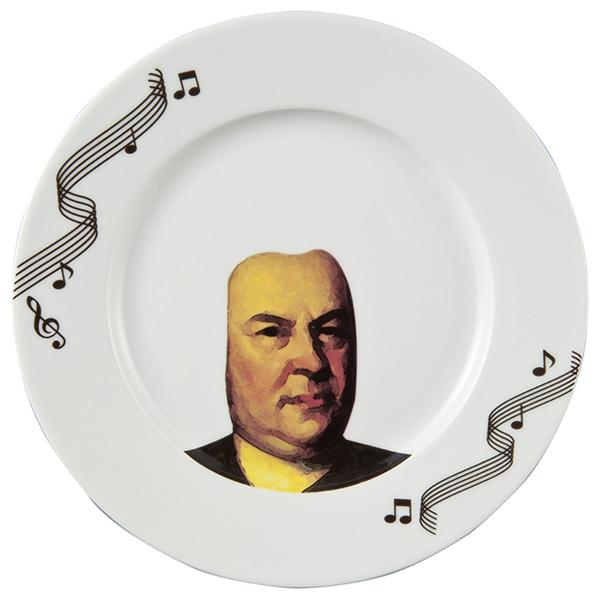 プレート 24cm フェイスデッシュ カラー 皿 食器 洋食器 陶器