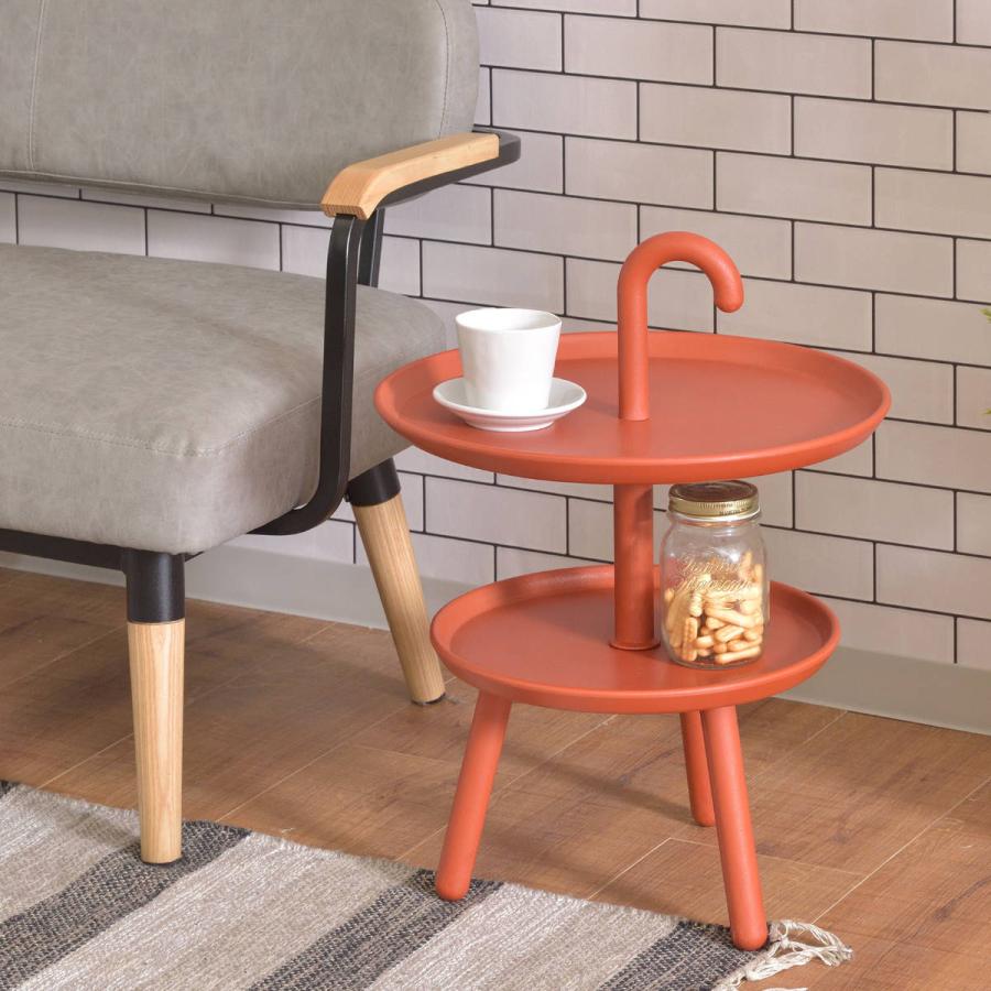 サイドテーブル　オレンジテーブル 楽天市場】オレンジ ラウンド サイドテーブル【ART OF BLACK】 : ART