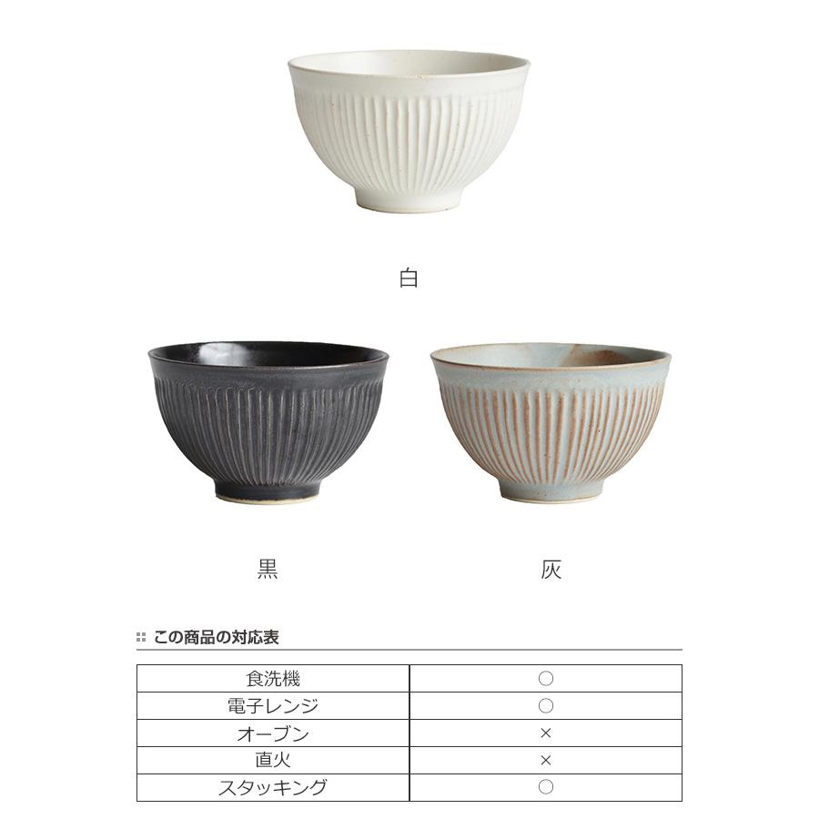 飯碗 11cm SALIU お碗 食器 和食器 陶器 日本製 （ 食洗機対応 電子レンジ対応 茶碗 しのぎ お茶碗 ）｜interior-palette｜02