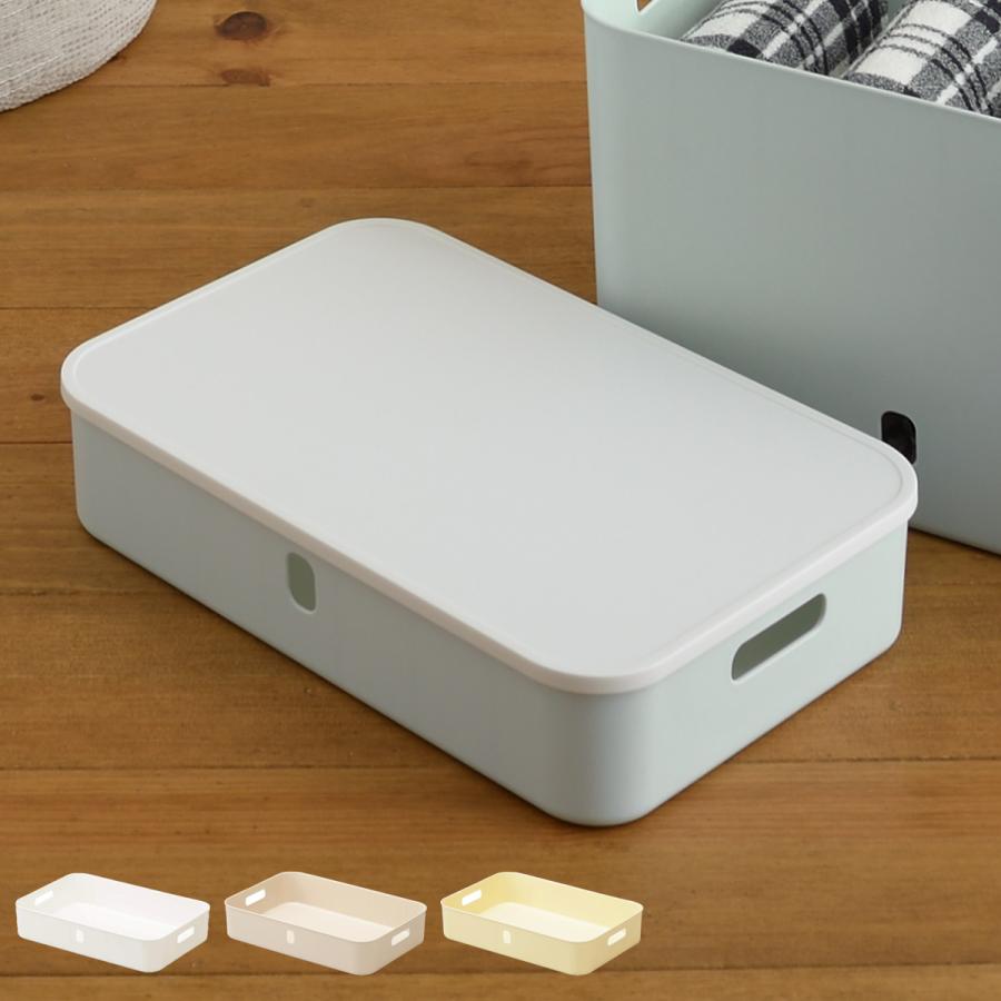 SANKA 収納ケース ナチュラ インボックス ソフト ワイドS 幅38×奥行26