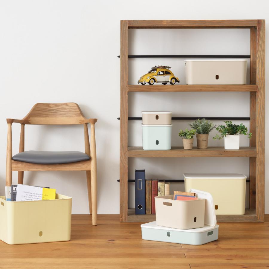 SANKA 収納ケース ナチュラ インボックス ソフト ワイドS 幅38×奥行26