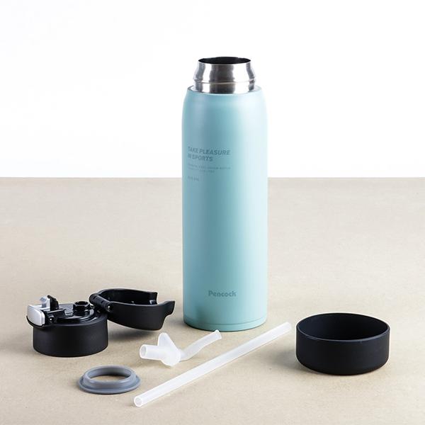 ピーコック魔法瓶工業 水筒 ステンレス スポーツドリンク対応 ストロー