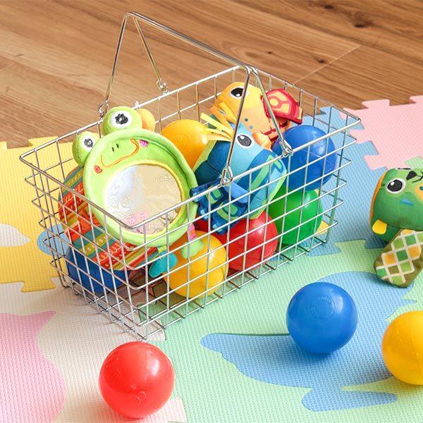 ちどり産業 小物収納 ワイヤー収納BOX 幅30×奥行18×高さ15.5cm