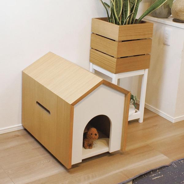 超特価激安 ペットハウス 小物収納付 Moos 幅40cm オーク ペット ハウス ベッド ペットベッド 交換無料 Milpalabras Com Co