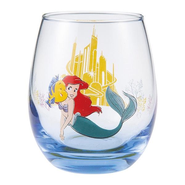 グラス 330ml 3ｄ アリエル コップ ガラス 日本製 キャラクター ガラスコップ 丸い タンブラー ディズニー プリンセス インテリアパレットヤフー店 通販 Yahoo ショッピング