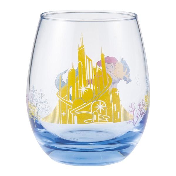 グラス 330ml 3ｄ アリエル コップ ガラス 日本製 キャラクター ガラスコップ 丸い タンブラー ディズニー プリンセス インテリアパレットヤフー店 通販 Yahoo ショッピング
