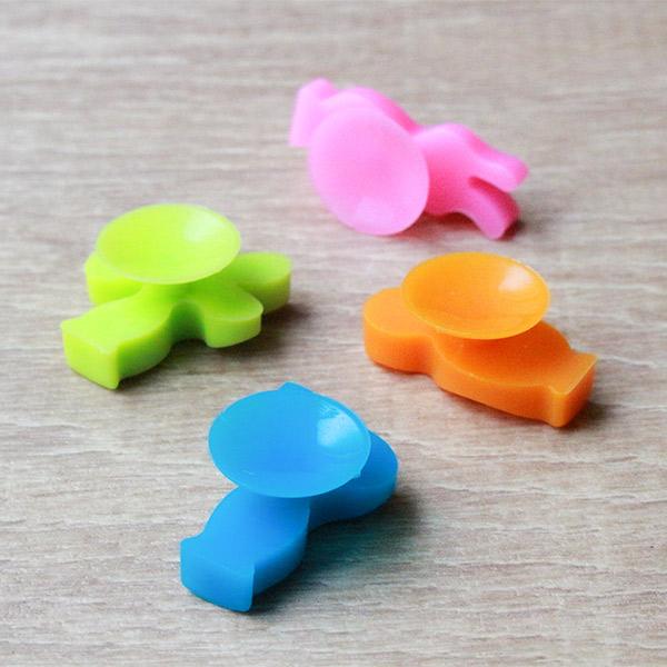 グラスマーカー バキュバン VACUVIN グラス 目印 吸盤 シリコン製 12個入り （ マーカー マーク コップ タンブラー キャラクター ホームパーティー ドリンク ） | ブランド登録なし | 06